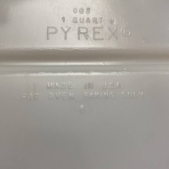 Vintage Old Orchard Pyrex divided casserole with lid 1 quart two tone brown - Picture 8 of 16